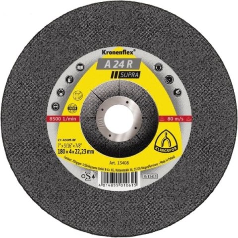 TARCZA WYPUKŁA A24R T27 115*6.0*16 13401