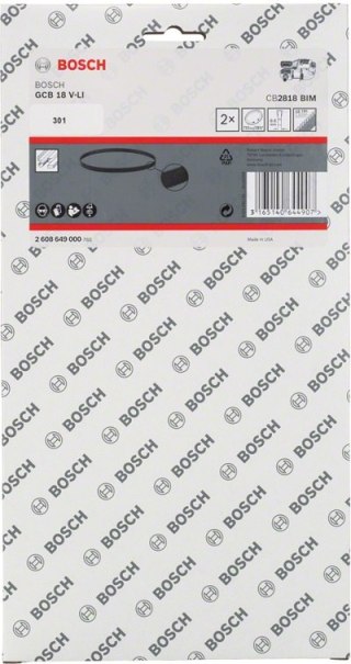 PIŁA TAŚMOWA BIMETAL DO GBC18V-LI 733MM, 2 SZT. CB281418