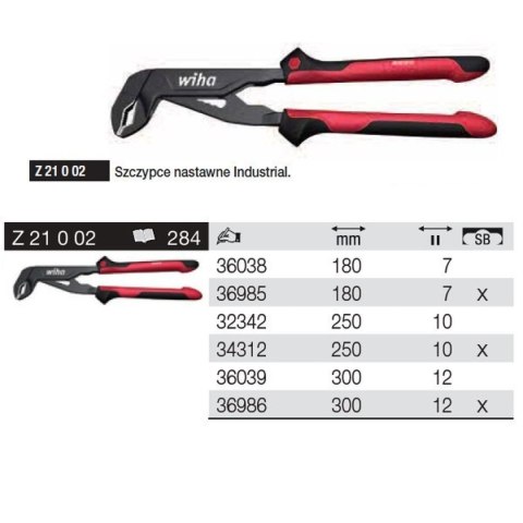 SZCZYPCE NASTAWNE INDUSTRIAL PRZEWLECZONE 250 MM