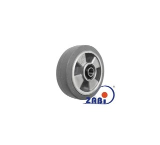 KOŁO ALUMINIUM-GUMA 125MM BEZ OBUDOWY, ŁOŻYSKO, A20GS