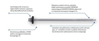 WKRĘT DO PŁYT WARSTWOWYCH Z EPDM 7,0/6.3*253MM