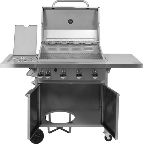GRILL GAZOWY 4+1 ZELIWNY RUSZT, 16KW