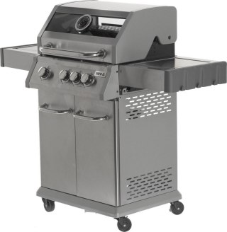 GRILL GAZOWY 3+1 STAL NIERDZEWNA 11.5KW, SZYBA