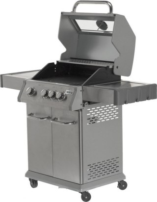 GRILL GAZOWY 3+1 STAL NIERDZEWNA 11.5KW, SZYBA