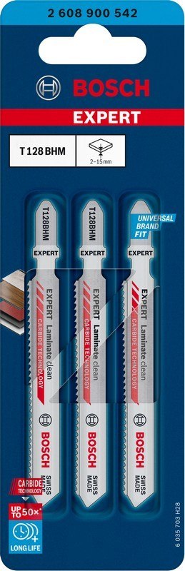 BRZESZCZOT DO WYRZYNARKI EXPERT T128BHM END FOR LAMINATE 3SZ
