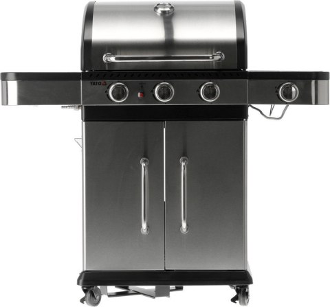 GRILL GAZOWY 3+1, STAL NIERDZEWNA 11.2KW