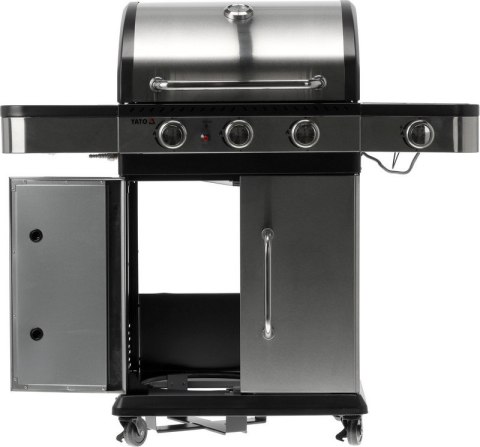 GRILL GAZOWY 3+1, STAL NIERDZEWNA 11.2KW