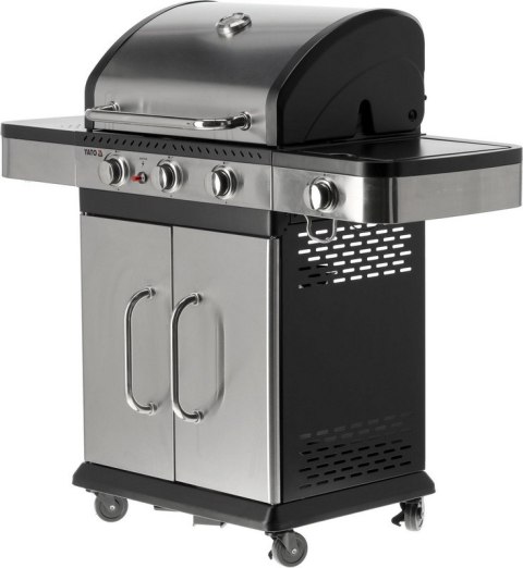 GRILL GAZOWY 3+1, STAL NIERDZEWNA 11.2KW