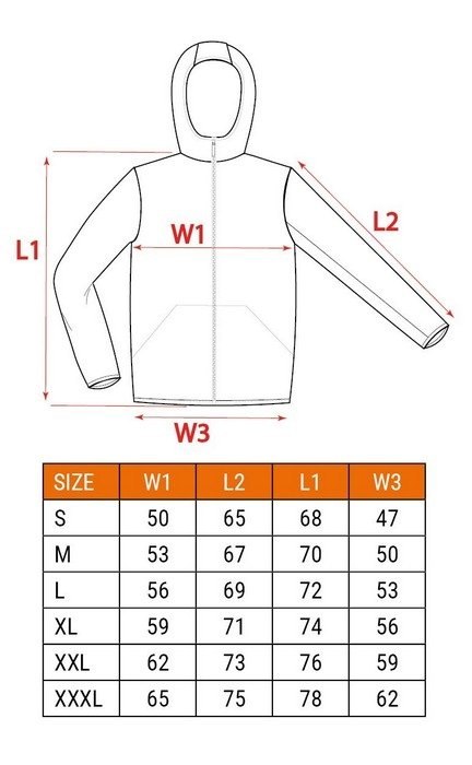 BLUZA ROZPINANA Z KAPTUREM COMFORT GRANATOWA ROZMIAR M