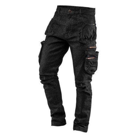 SPODNIE ROBOCZE 5-KIESZENIOWE DENIM ROZMIAR XL