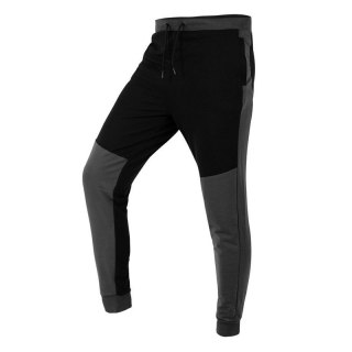 SPODNIE DRESOWE COMFORT, SZARO-CZARNE ROZMIAR XL