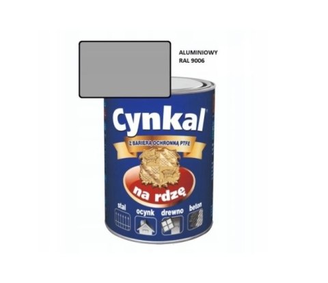 AEROZOL CYNKAL 0.7L ALUMINIUM 9006