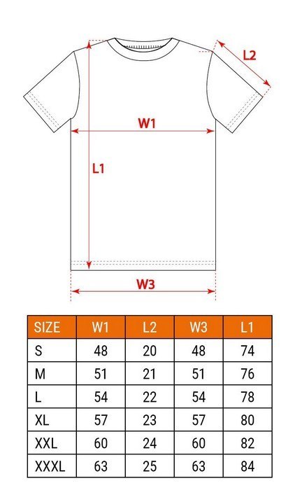 T-SHIRT GRANATOWY ROZMIAR L