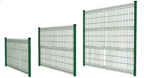 PANEL OGRODZENIOWY 2500*1530MM 3W/H*5MM ZIELONY 6005