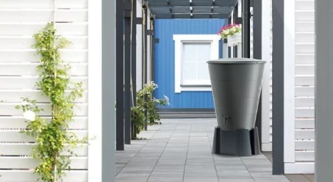 ZBIORNIK NA DESZCZÓWKĘ SMOOTH 210L - ANTRACYT