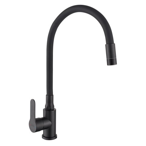 BATERIA ZLEWOZMYWAKOWA KSANTI INOX Z RUCHOMĄ 2F WYLEWKĄ, CZA