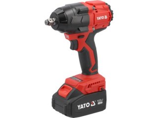 KLUCZ UDAROWY BEZSZCZOTKOWY 18V 1/2'' 800NM 2*4AH