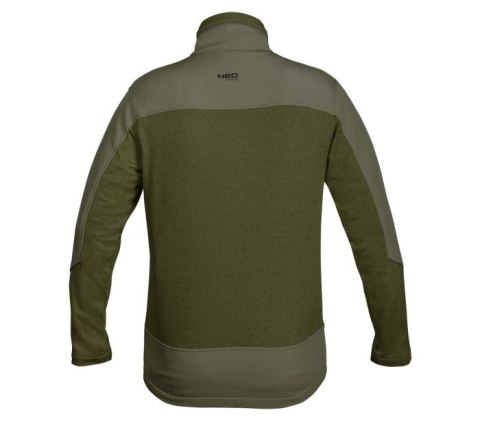 BLUZA SOFTSHELL OUTDOOR ZIELONA ROZMIAR XXXL