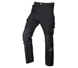 SPODNIE ROBOCZE MIX&MATCH CZARNO-ZIELONE ROZMIAR XL