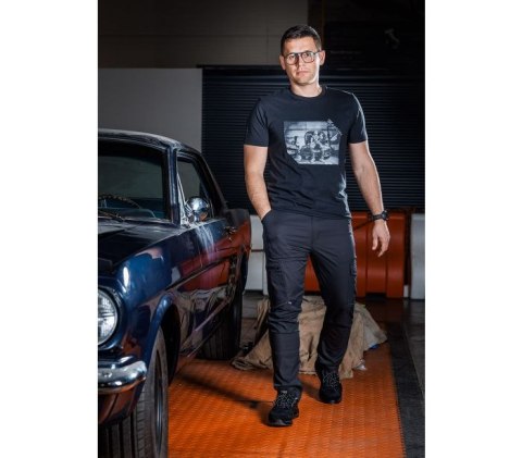 SPODNIE ROBOCZE MIX&MATCH STRETCH CZARNE ROZMIAR M