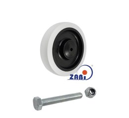 KOŁO MEBLOWE TWORZYWO+GUMA 125MM M125TŁ