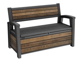 SKRZYNIA/ŁAWKA OGRODOWA, TARASOWA, DECO BENCH, WALLNUT