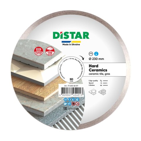TARCZA DIAMENTOWA HARD CERAMICS 230*1.6*25.4MM