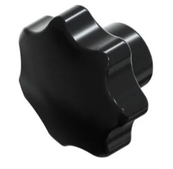 UCHWYT BAKELITOWY CZARNY M16*80MM DIN6336K