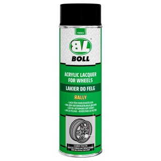 LAKIER DO FELG BOLL CZARNY POŁYSK SPRAY 500ML.