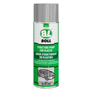 LAKIER STRUKTURALNY DO PLASTIKU BOLL SZARY SPRAY 400ML.