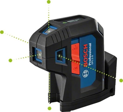 LASER WIELOLINIOWY GPL 5 G ZIELONA WIĄZKA