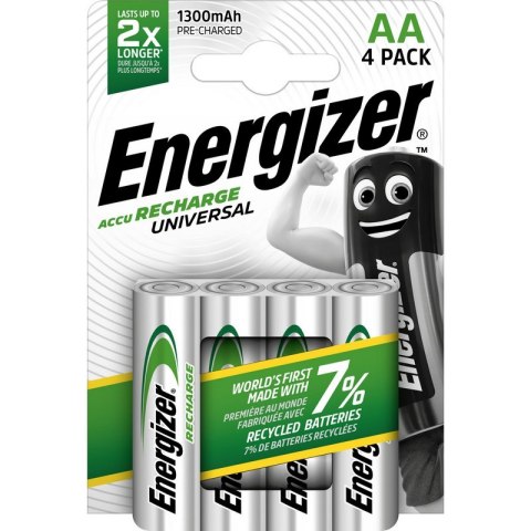 AKUMULATOR ENERGIZER UNIVERSAL AA HR6 1300MAH 4 SZT.