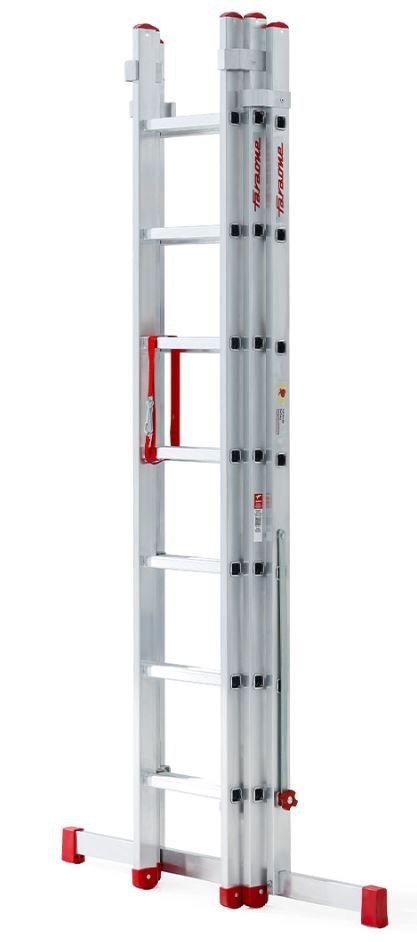 DRABINA TRZYELEMENTOWA 3X8 SZCZEBLI AK250.3SC - F. SCHODOWA
