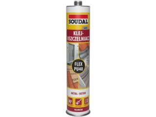 KLEJ USZCZELNIACZ POLIURETANOWY FLEX PU 40 SZARY 300ML