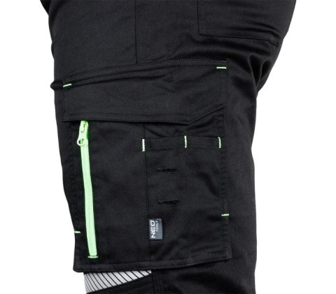 SPODNIE ROBOCZE MIX&MATCH CZARNE ROZMIAR XXL