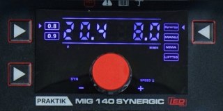 PÓŁAUTOMAT SPAWALNICZY PRAKTIK MIG 140 SYNERGIC LED