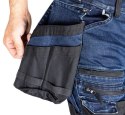 SPODNIE ROBOCZE DENIM WZMOCNIENIA CORDURA, GRANATOWE, ROZ. S