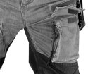 SPODNIE ROBOCZE DENIM WZMOCNIENIA CORDURA, SZARE, ROZ. M