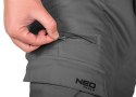 SPODNIE ROBOCZE OUTDOOR TYPU JOGGER SZARE ROZMIAR XL