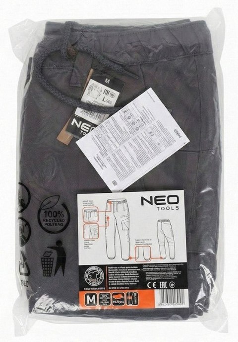 SPODNIE ROBOCZE OUTDOOR TYPU JOGGER SZARE ROZMIAR M