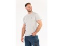 T-SHIRT TALL SZARY MELANŻ Z ELASTANEM R. XXL