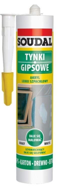 AKRYL LEKKI SZPACHLOWY BIAŁY 280ML