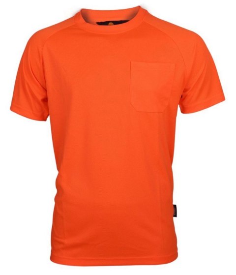 T-SHIRT FLUORESENCYJNY PRZEWIEWNY POMARAŃCZOWY ROZMIAR S.