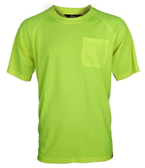T-SHIRT FLUORESENCYJNY PRZEWIEWNY ŻÓŁTY ROZMIAR XXL