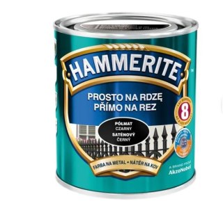 EMALIA HAMMERITE CZARNY SATYNOWY PÓŁMAT 0,7L