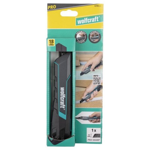 NÓŻ Z OSTRZEM ŁAMANYM 18MM PRO SAFETY