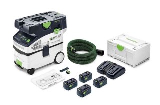 ODKURZACZ MOBILNY AKUMULATOROWY CTLC MIDI I-PLUS 18V 4*5.0AH