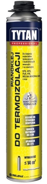 PIANOKLEJ DO TERMOIZOLACJI 820ML SZARY