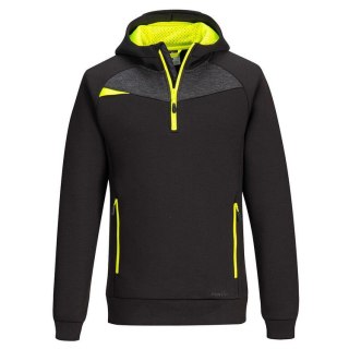 BLUZA Z ZAMKIEM 1/4 DX4 CZARNA ROZMIAR XL