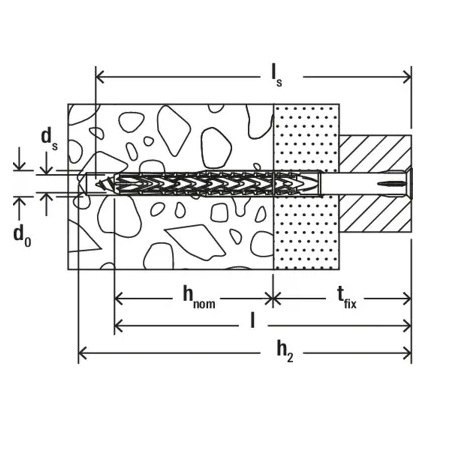 KOŁEK RAMOWY SXRL 10*230 T Z WKRĘTEM